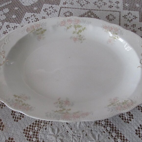 Lg Holiday Serving Platter Alfred Meakin Kenmare Pattern Replacement China - Picture 1 of 8